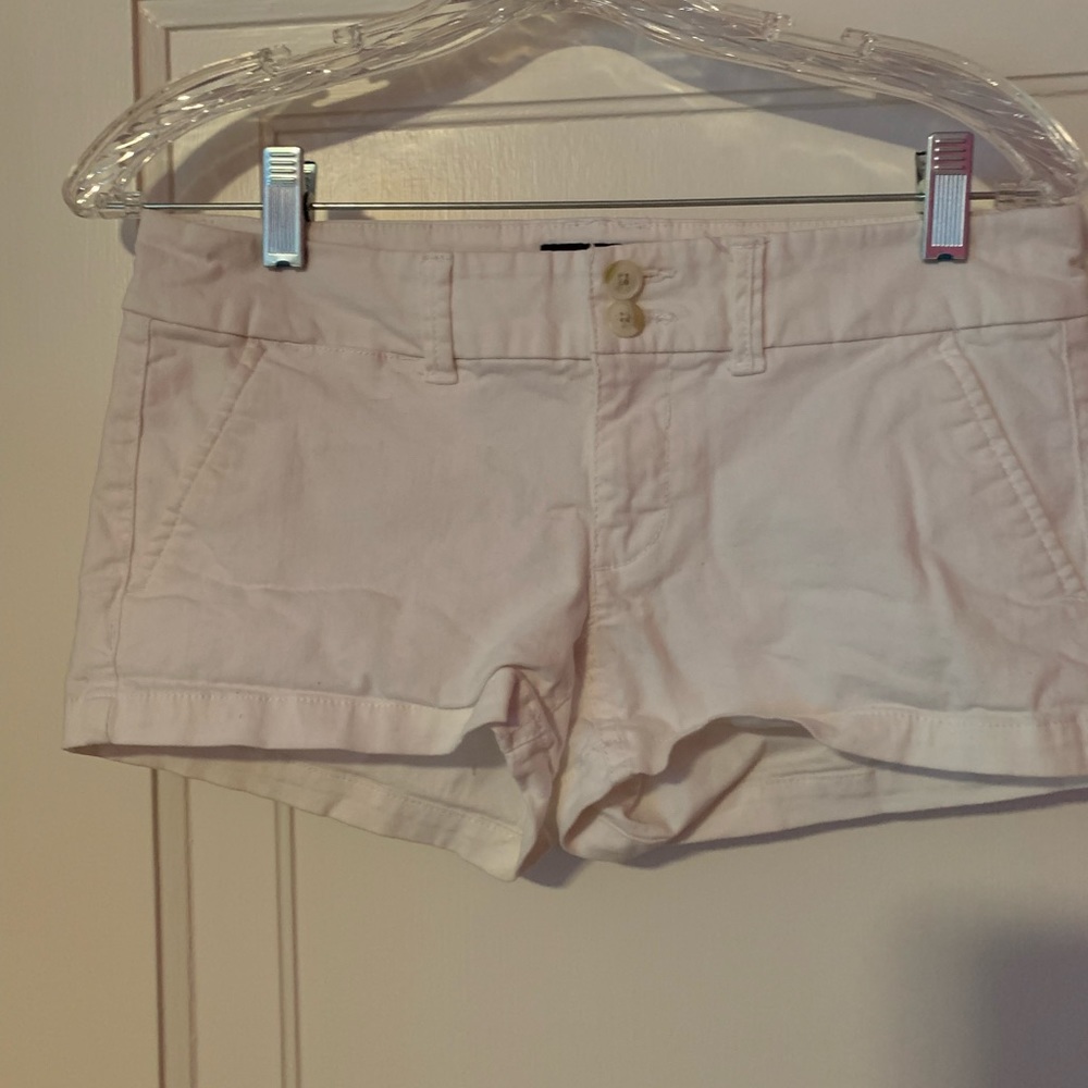 american eagle white shorts size 2